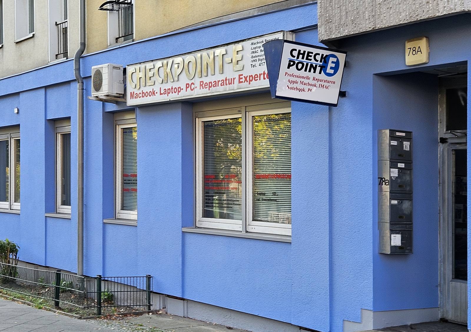 Ladengeschäft Checkpoint-E in der Danziger Straße 78a, Berlin-Prenzlauer Berg